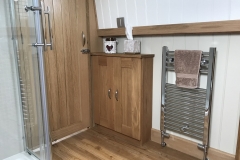Side cabinet & towel rail