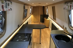 Clara Scintilla - galley to saloon