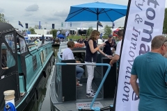 Visitors on board