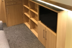 TV, bookcase & storage unit